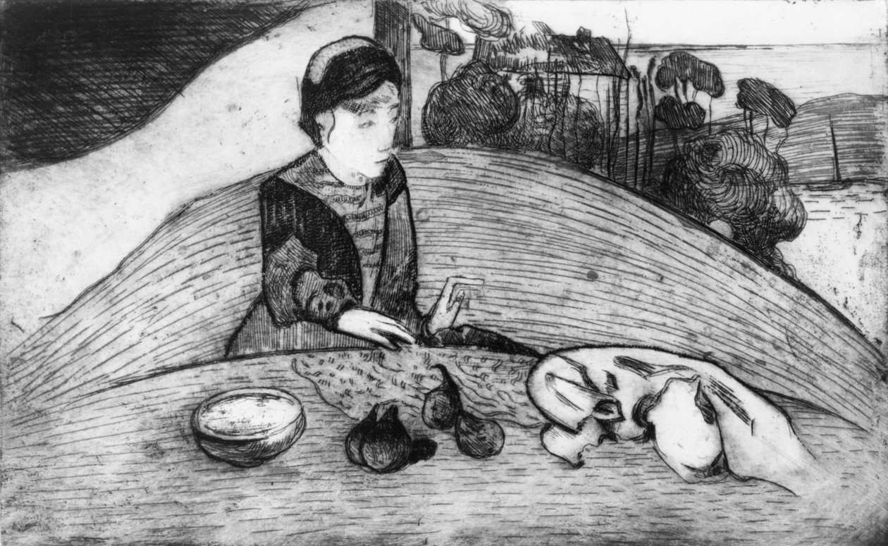 Mulher com Figos, 1894., 1894. de Paul Gauguin