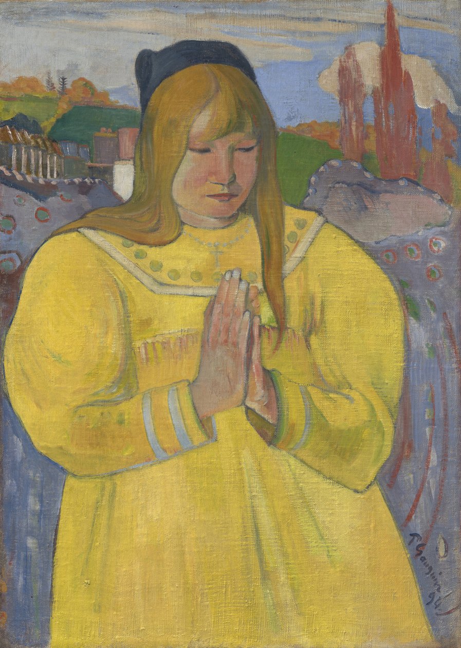 Jovem cristã, 1894 de Paul Gauguin