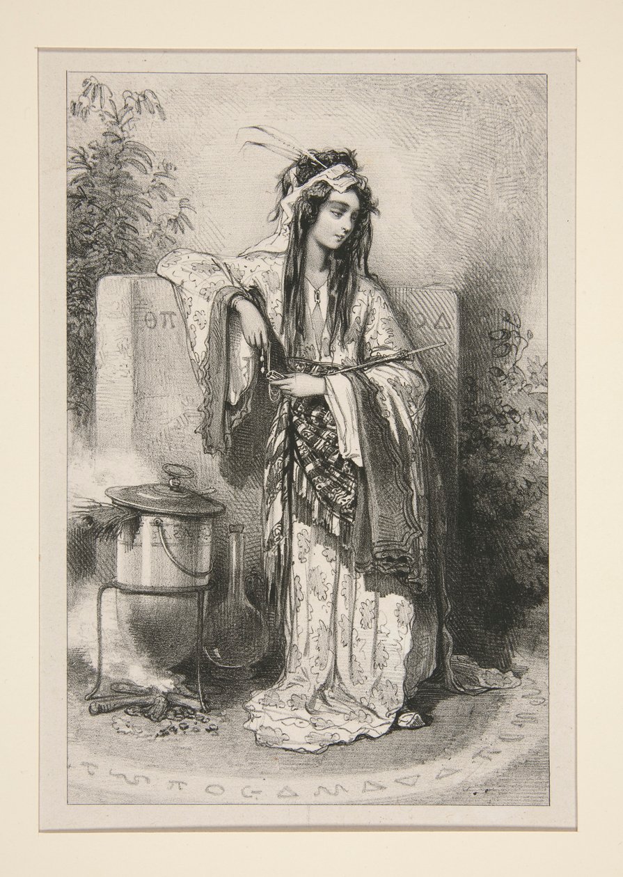 (?) (MAGICIENNE.) de Paul Gavarni