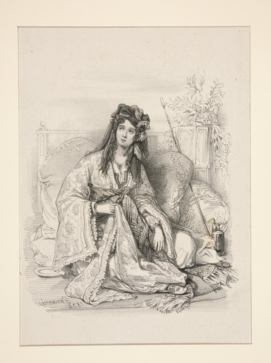 A odalisca de Paul Gavarni