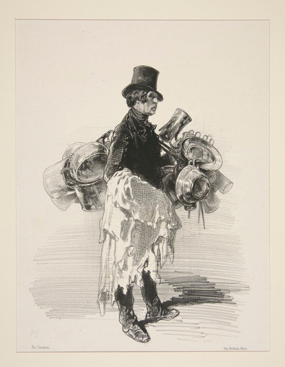 (CASSEROLES MERCHANT. fisionomia inglesa). de Paul Gavarni