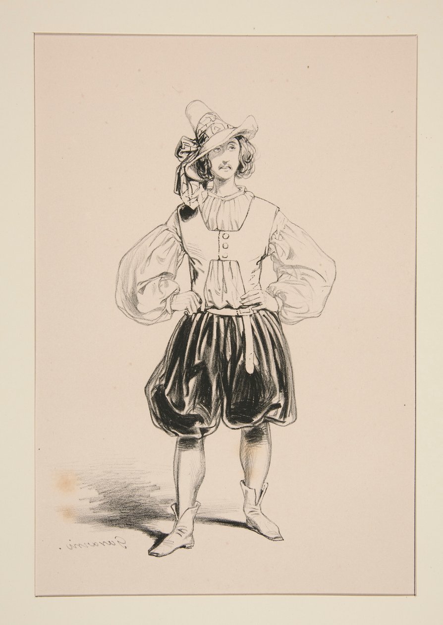 ARCHER. Chapéu de feltro. de Paul Gavarni
