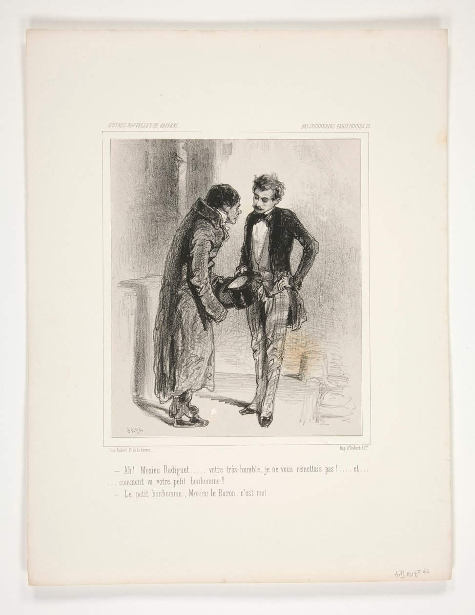 Ah! mosieu Radiguet de Paul Gavarni