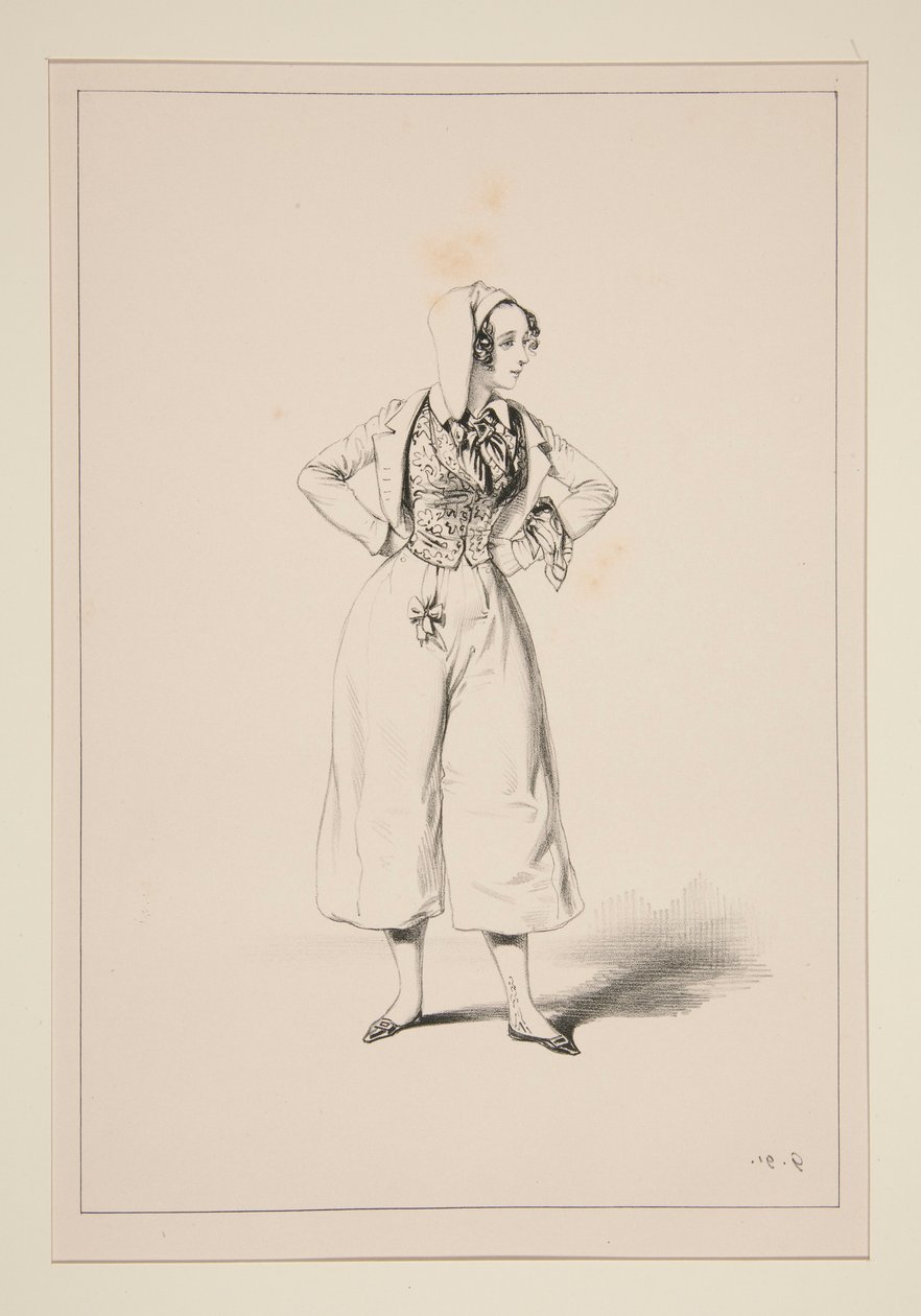 BLANCHEIRO. Chapéu de algodão, de Paul Gavarni