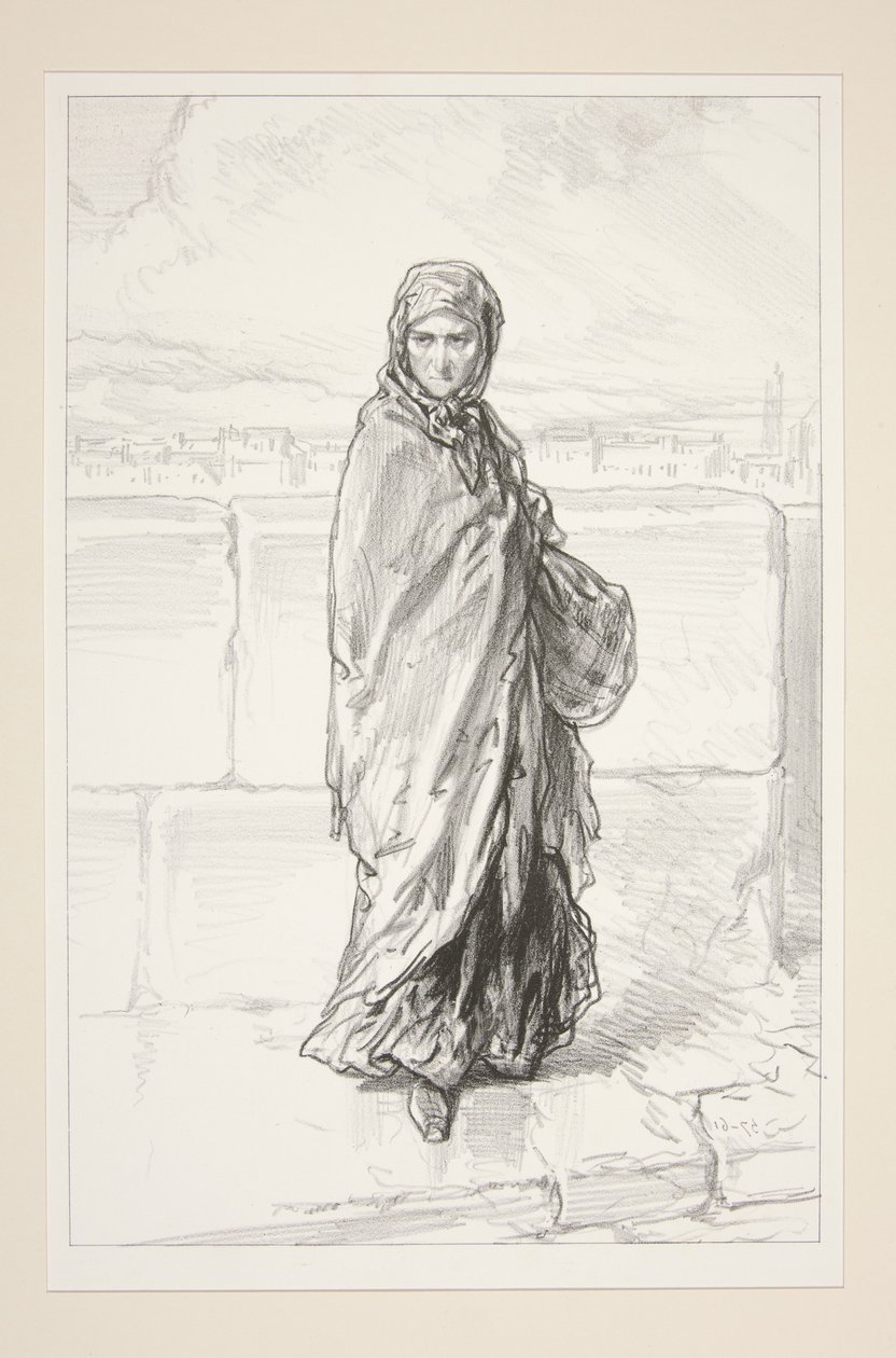 BOHEMES. Uma carruagem. de Paul Gavarni