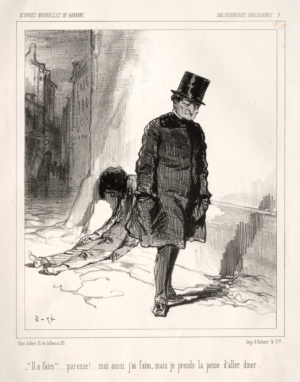 absurdo parisiense de Paul Gavarni