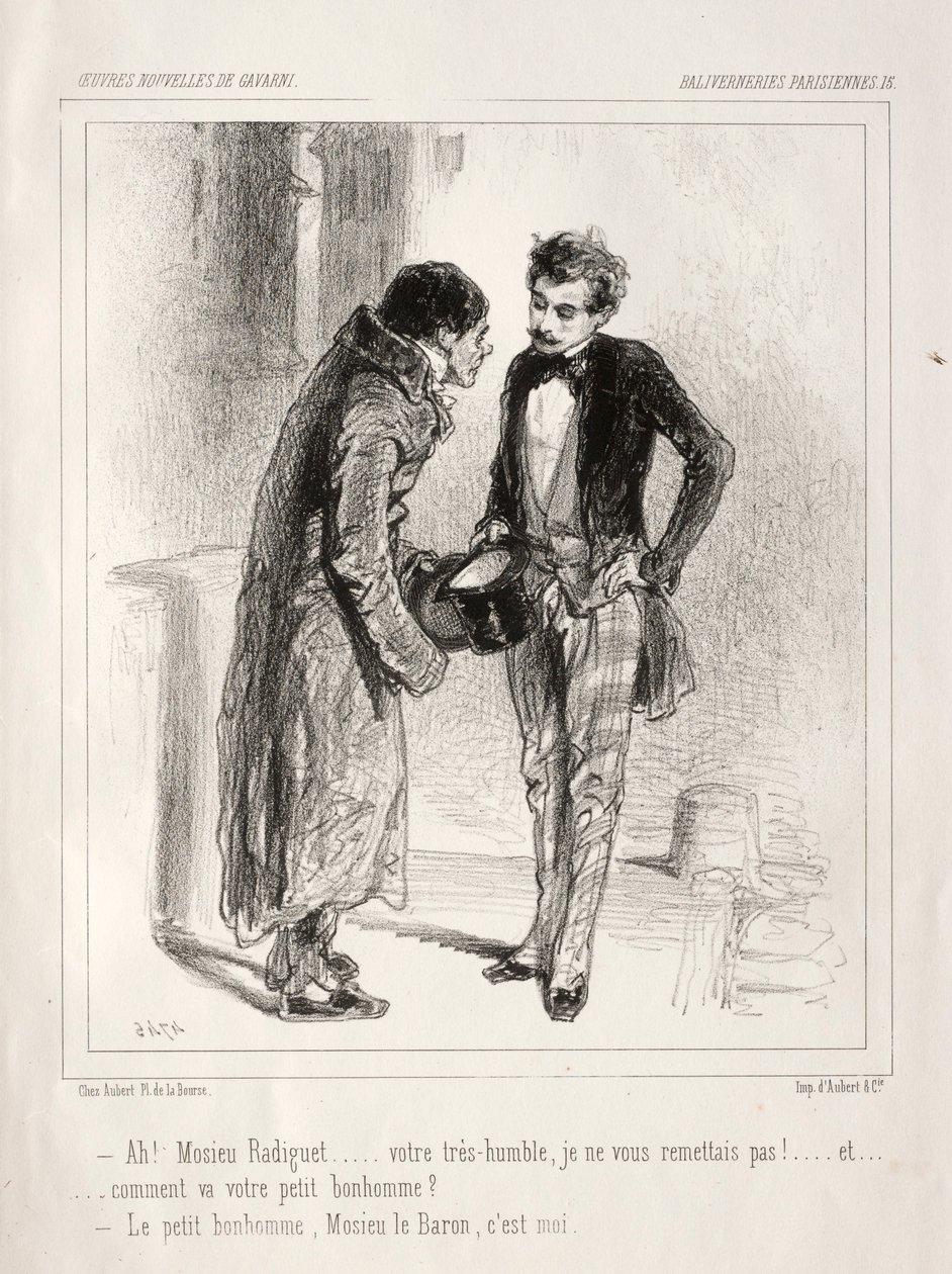 Baliverneries Parisiennes de Paul Gavarni