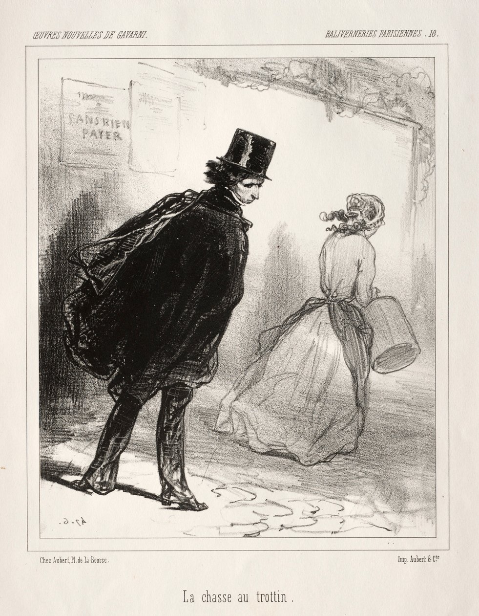 Baliverneries Parisiennes. de Paul Gavarni