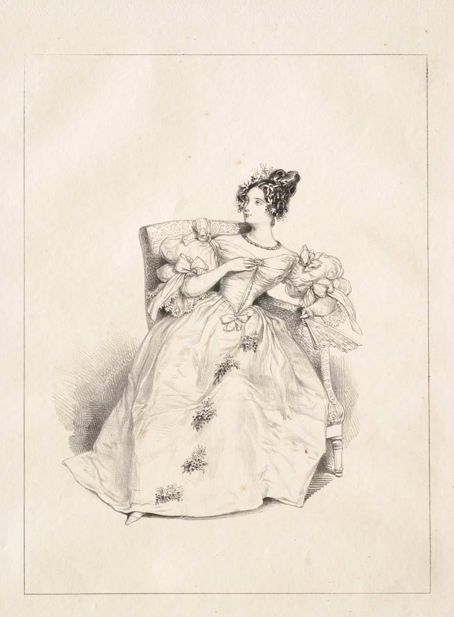 Vestido de baile (Robe de bal) de Paul Gavarni