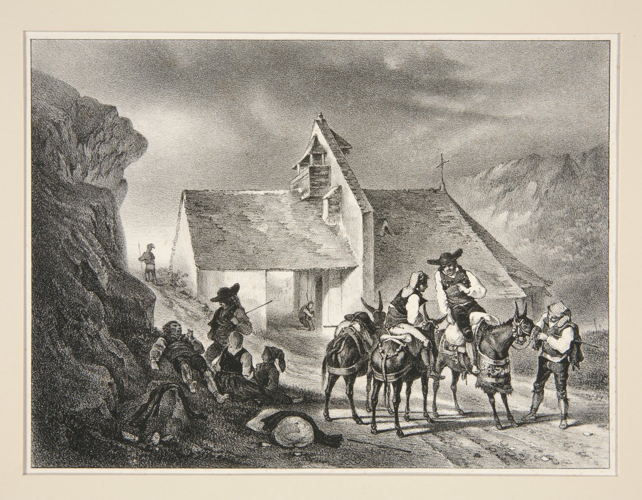Capela de Pène-Taillade, vale de Aure de Paul Gavarni