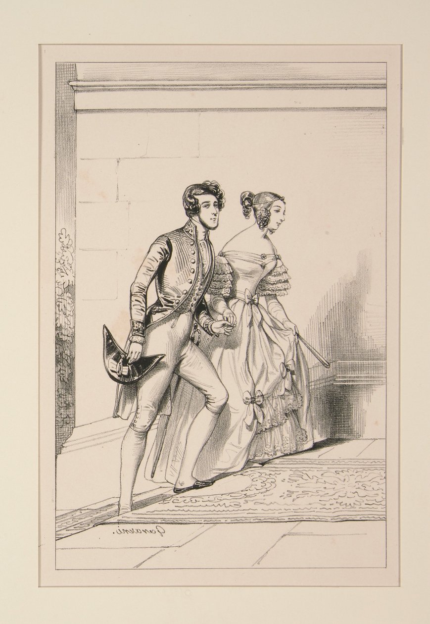 TRAJE DE CORTE DE 1837 ... de Paul Gavarni