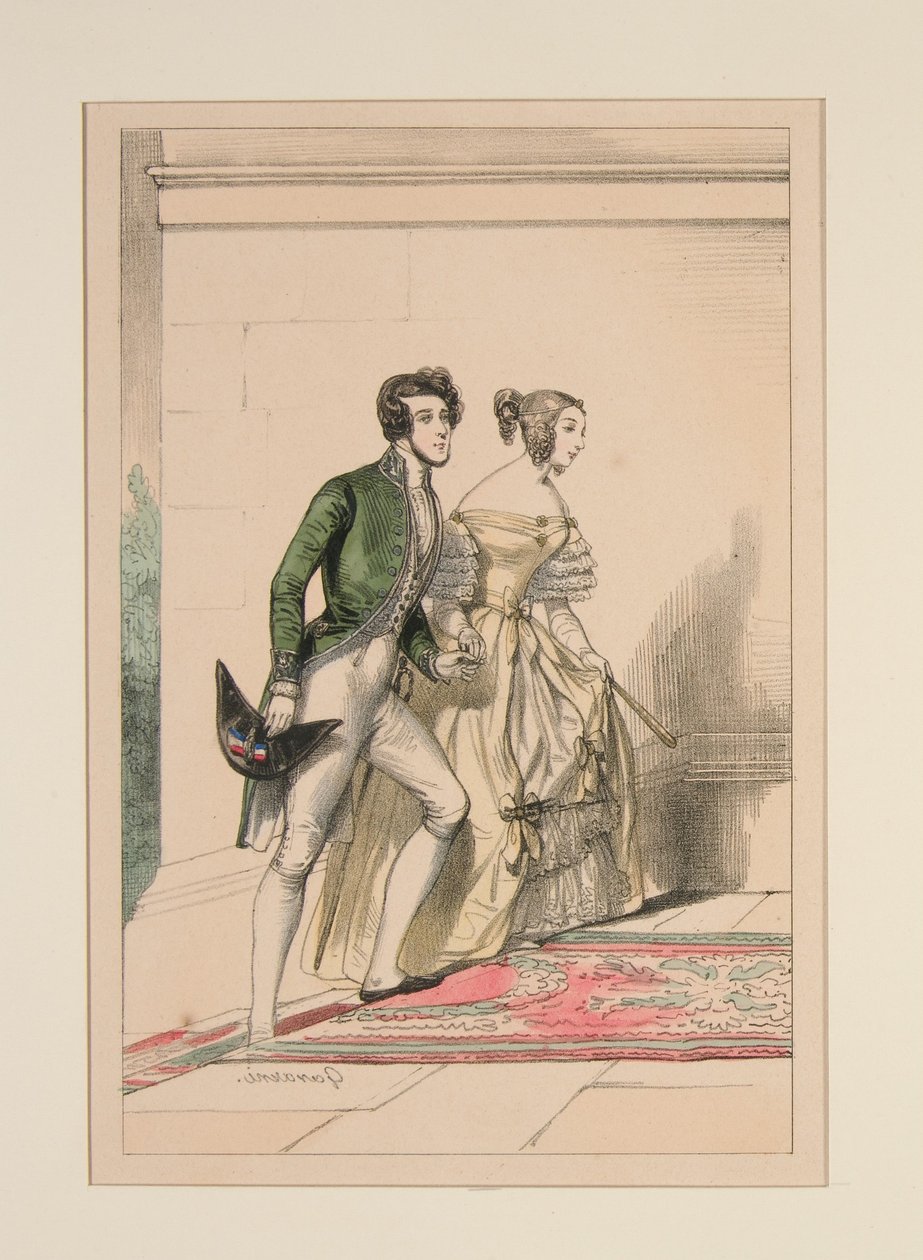 Traje de corte 1837, ... de Paul Gavarni
