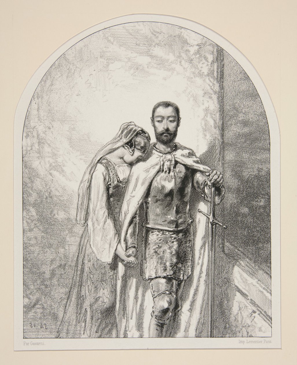 Canção de Barberine de Paul Gavarni