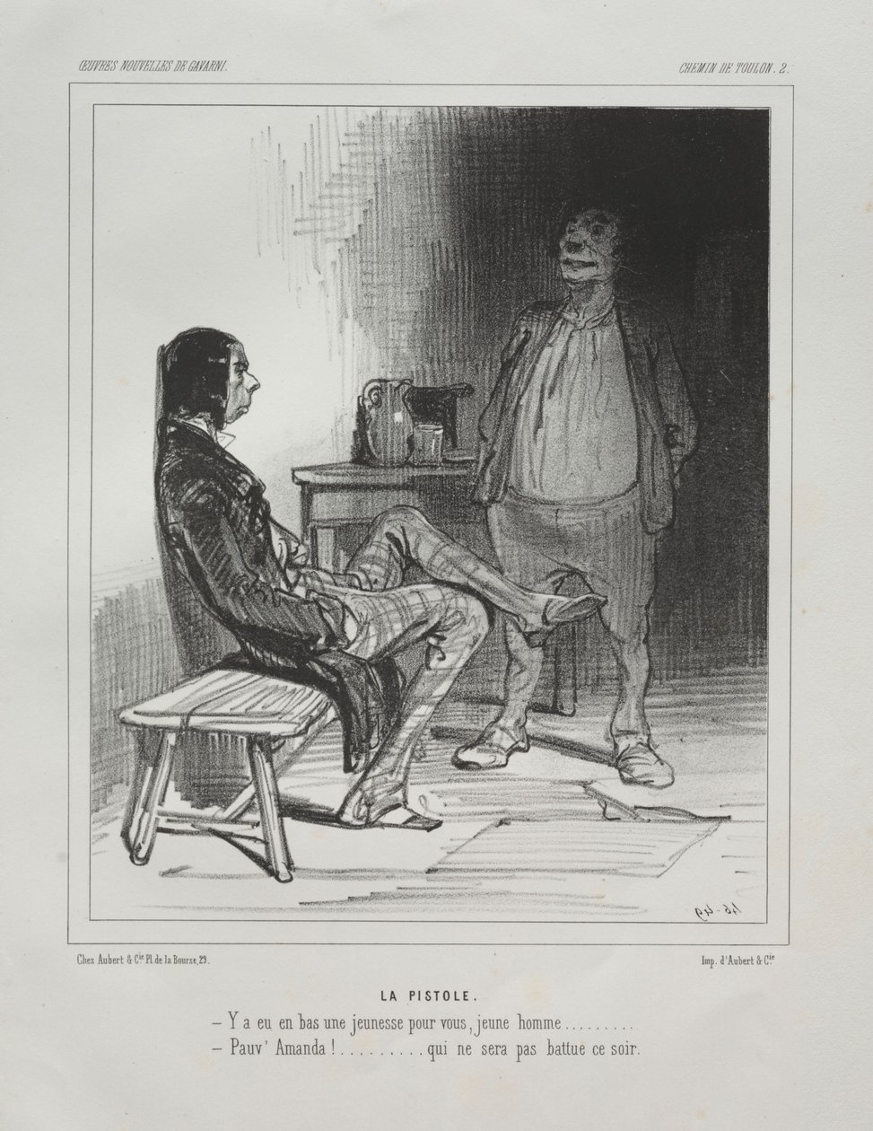 Caminho de Toulon. de Paul Gavarni