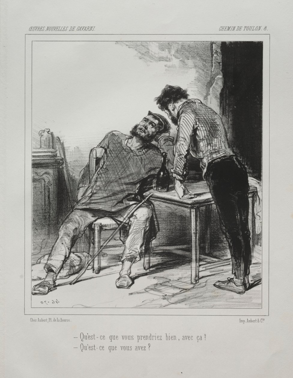 Caminho de Toulon. de Paul Gavarni