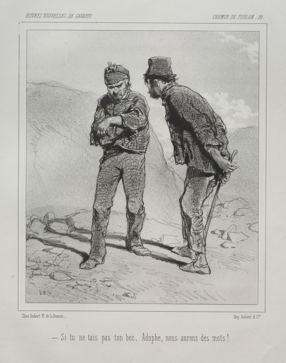 Caminho de Toulon. de Paul Gavarni