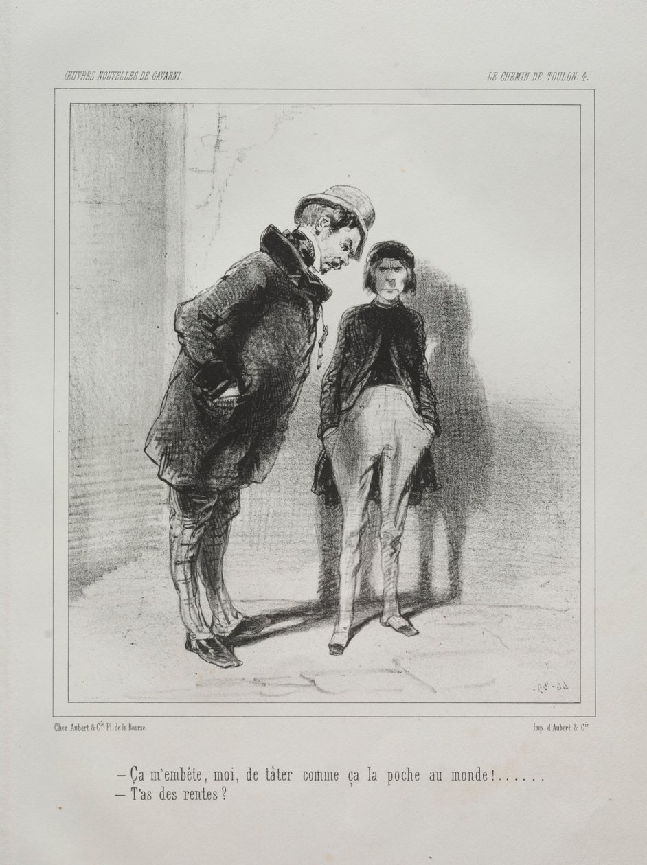 Caminho de Toulon. de Paul Gavarni