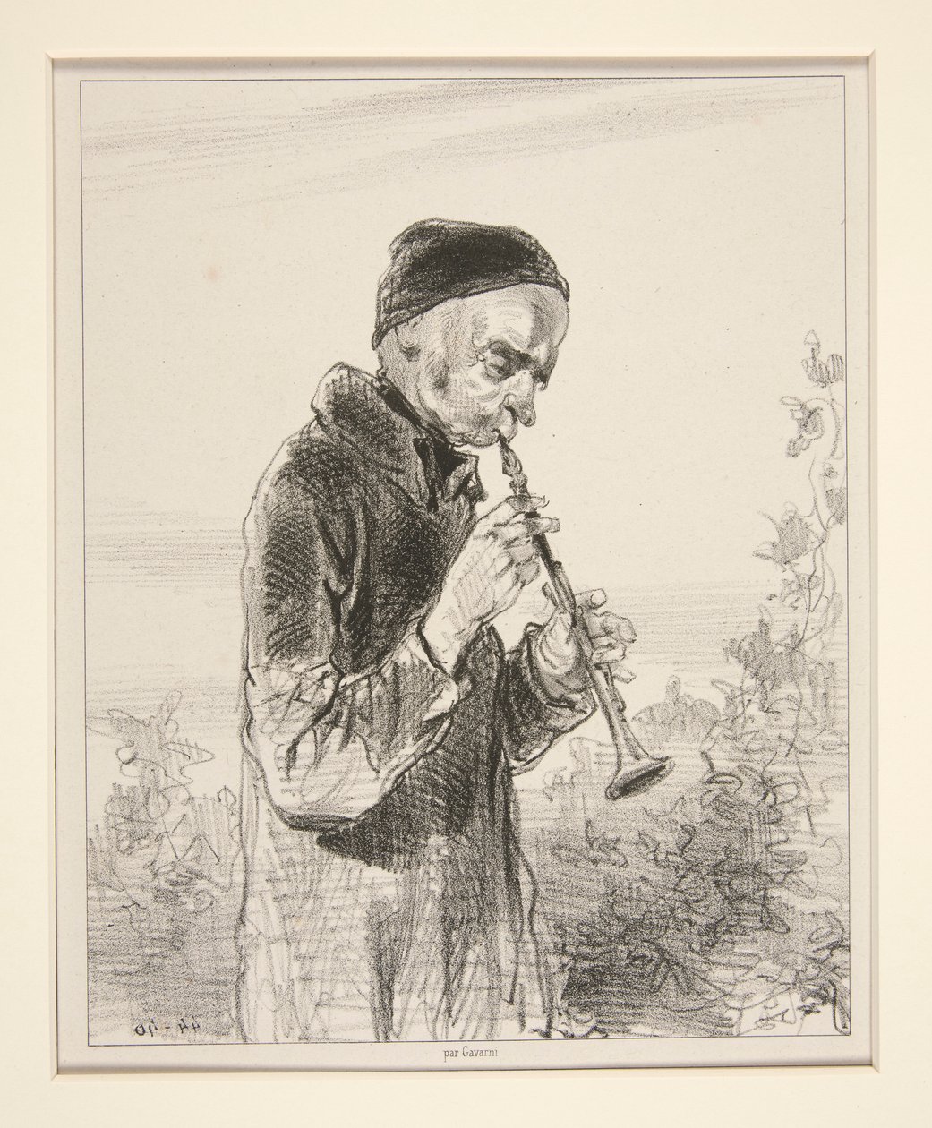 Clarineta. de Paul Gavarni