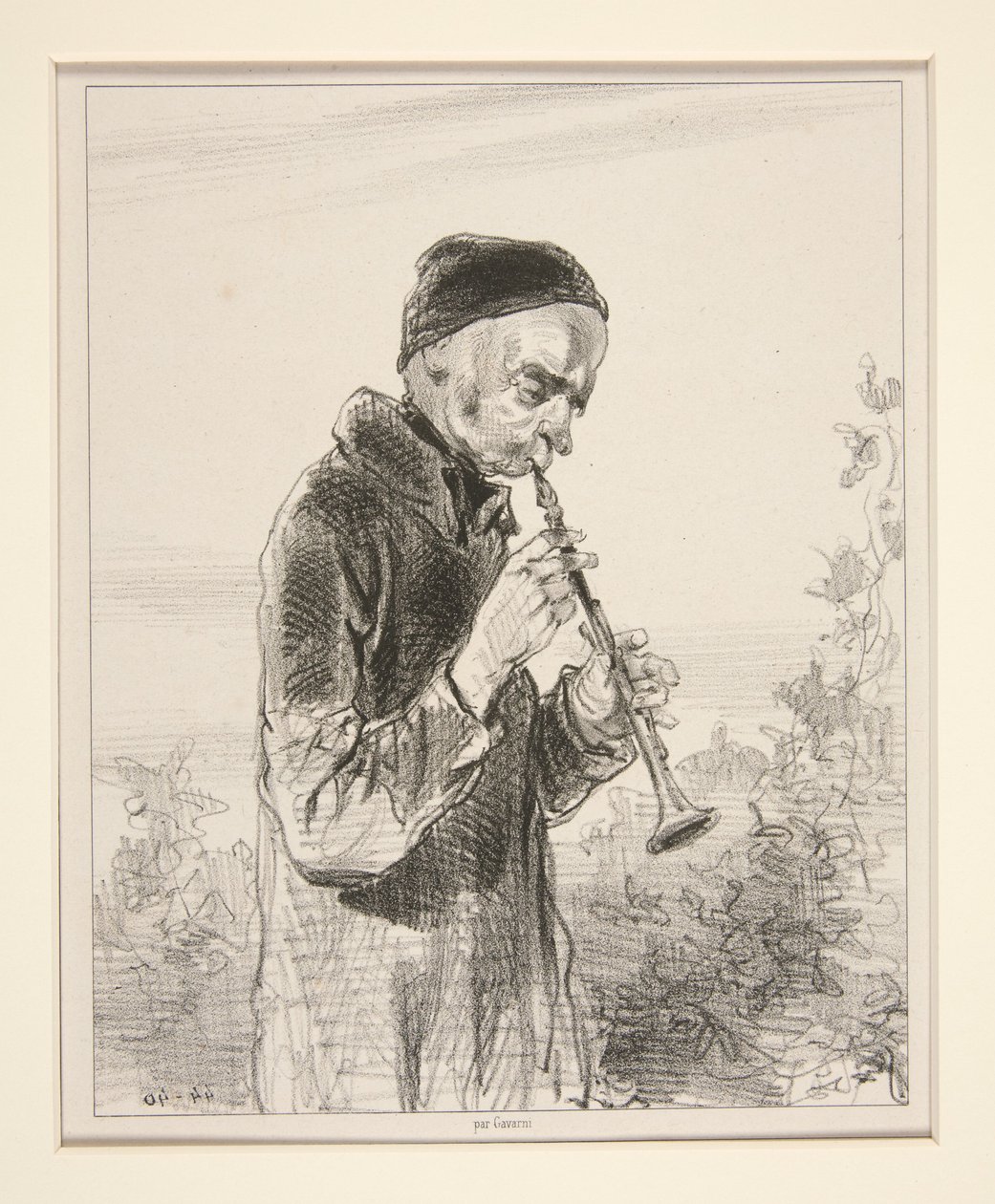 Clarinete. de Paul Gavarni