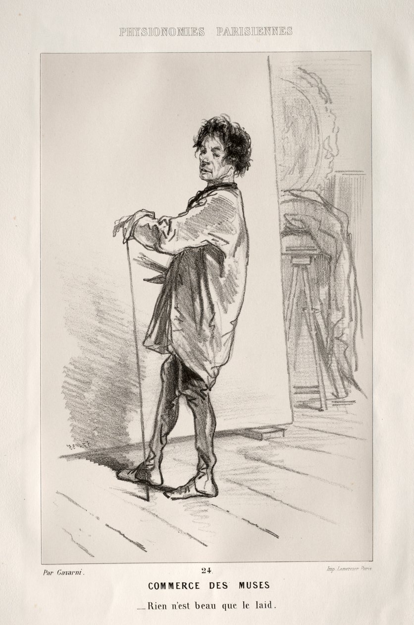 Comércio das Musas de Paul Gavarni