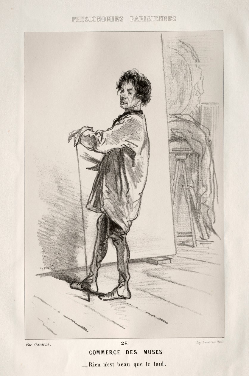 Comércio das musas. de Paul Gavarni