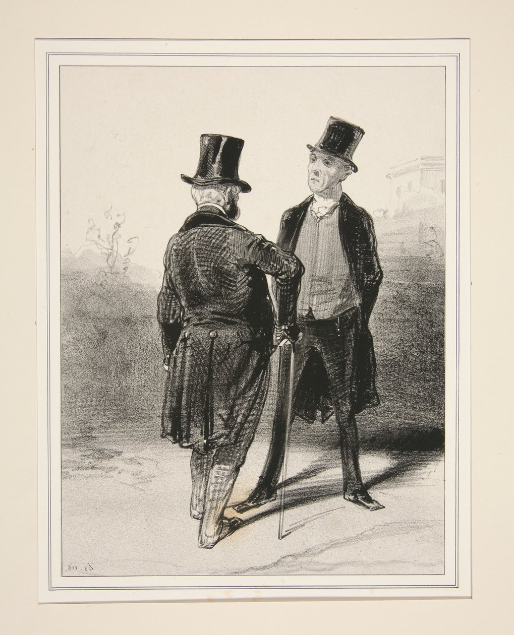 Ah, claro, foi em casa da mademoiselle de Beaupertuis que tive a honra de fazer o seu conhecimento. de Paul Gavarni