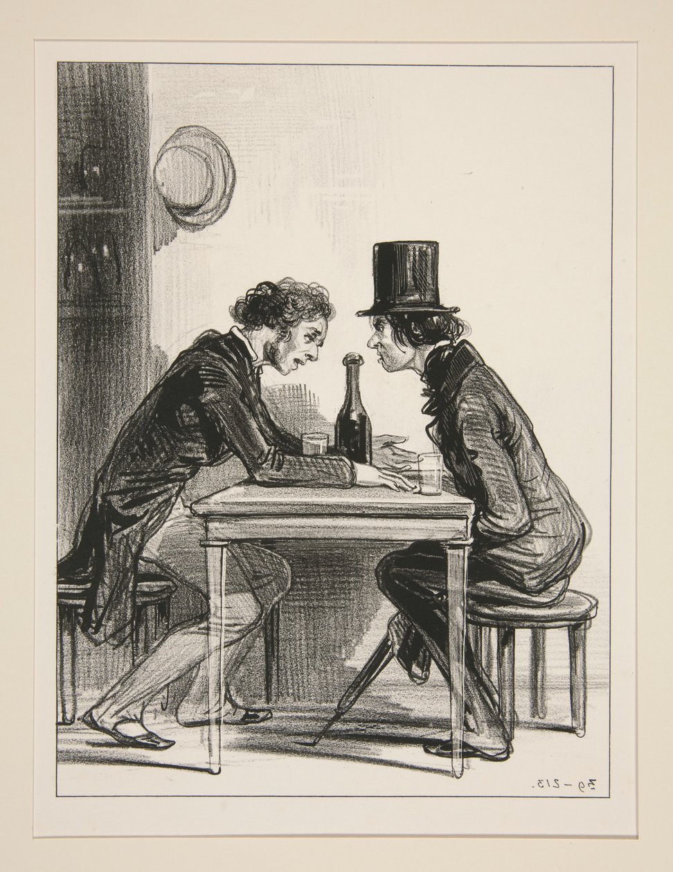 ...Ela devia, portanto, tomar conta da sua tia Grayet... de Paul Gavarni