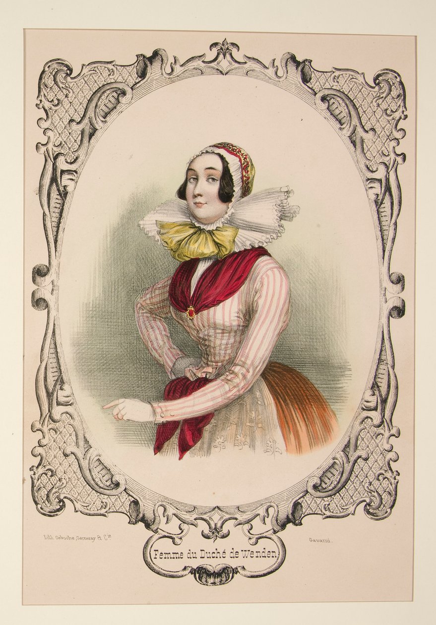 MULHER DO DUCADO DE WENDEN de Paul Gavarni