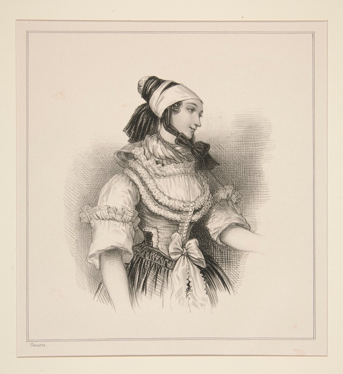 FRANCONIENNE de Paul Gavarni
