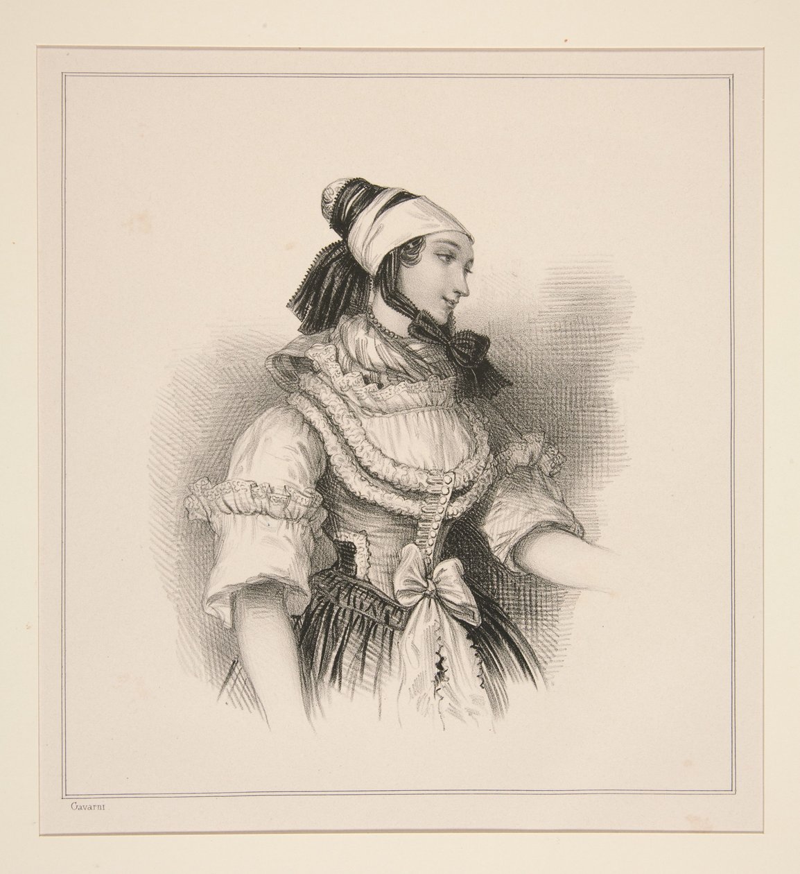 FRANCONIENNE de Paul Gavarni
