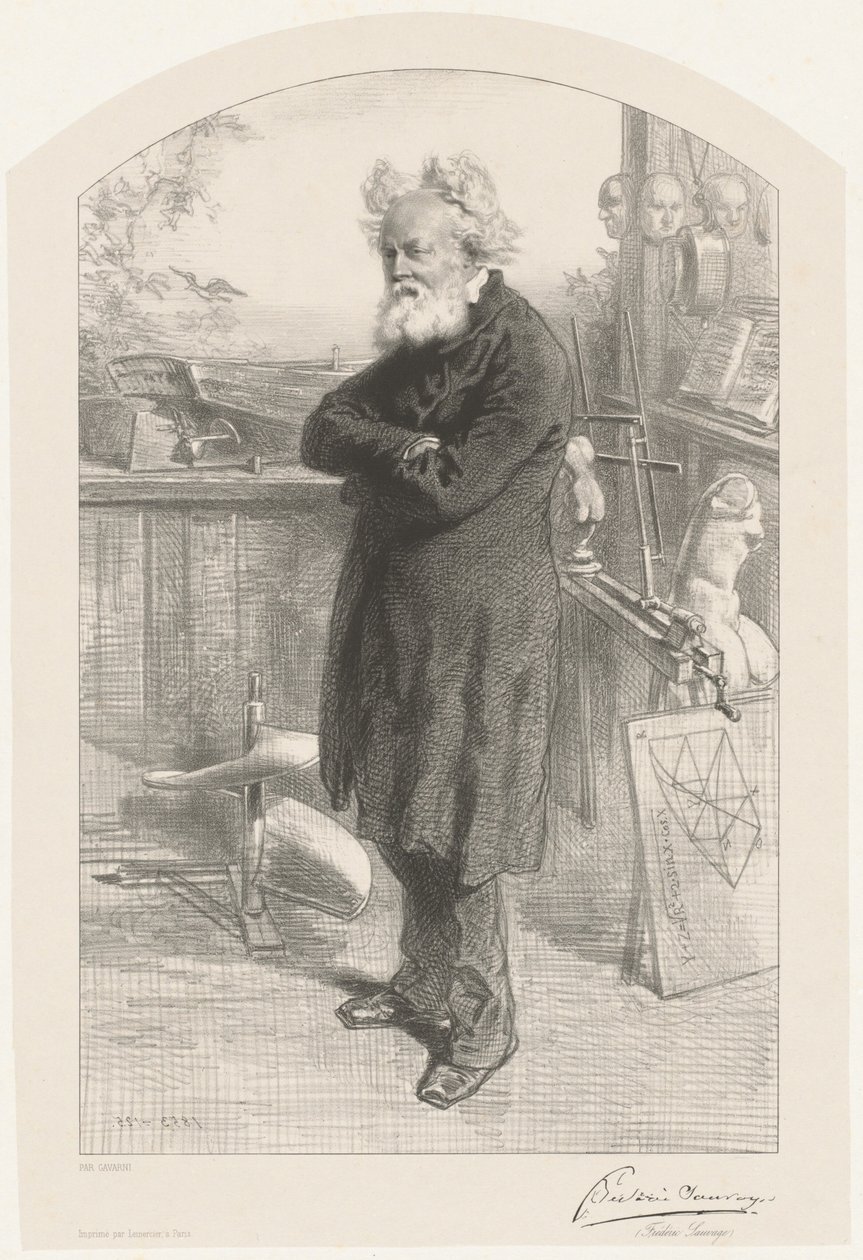 Frédéric Sauvage de Paul Gavarni