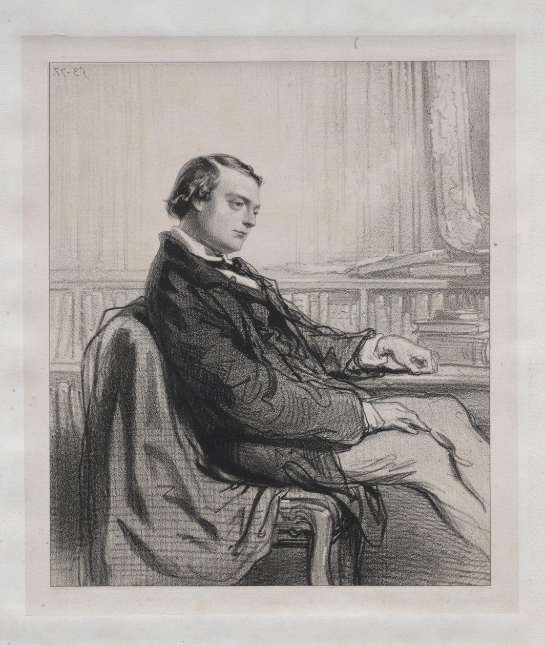 Senhores da Imprensa: Théodore de Banville de Paul Gavarni