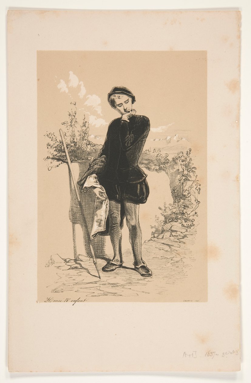 CRIANÇA HENRIQUE IV. de Paul Gavarni