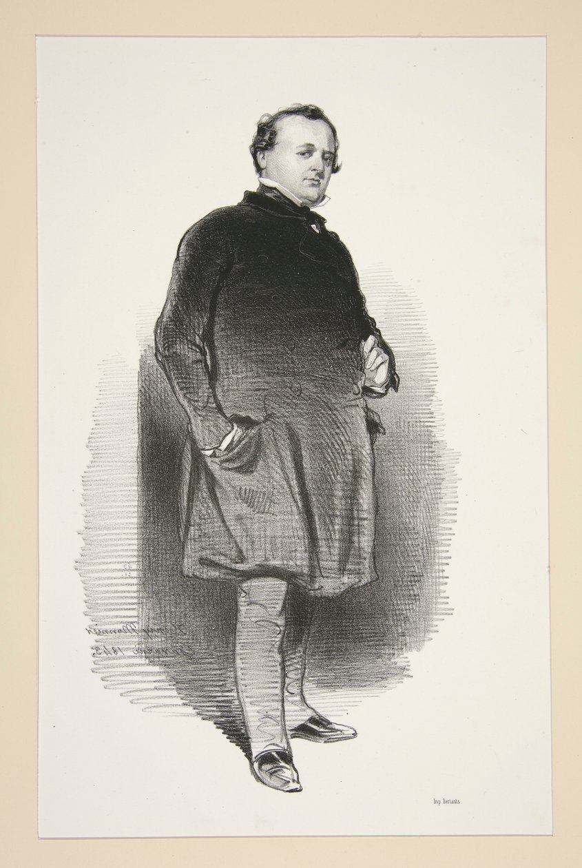 Henri Monnier de Paul Gavarni