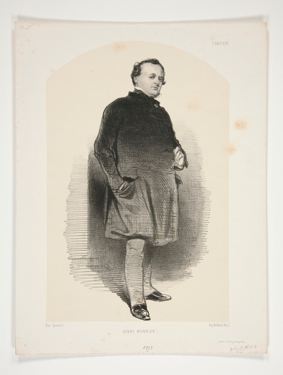 Henri Monnier de Paul Gavarni