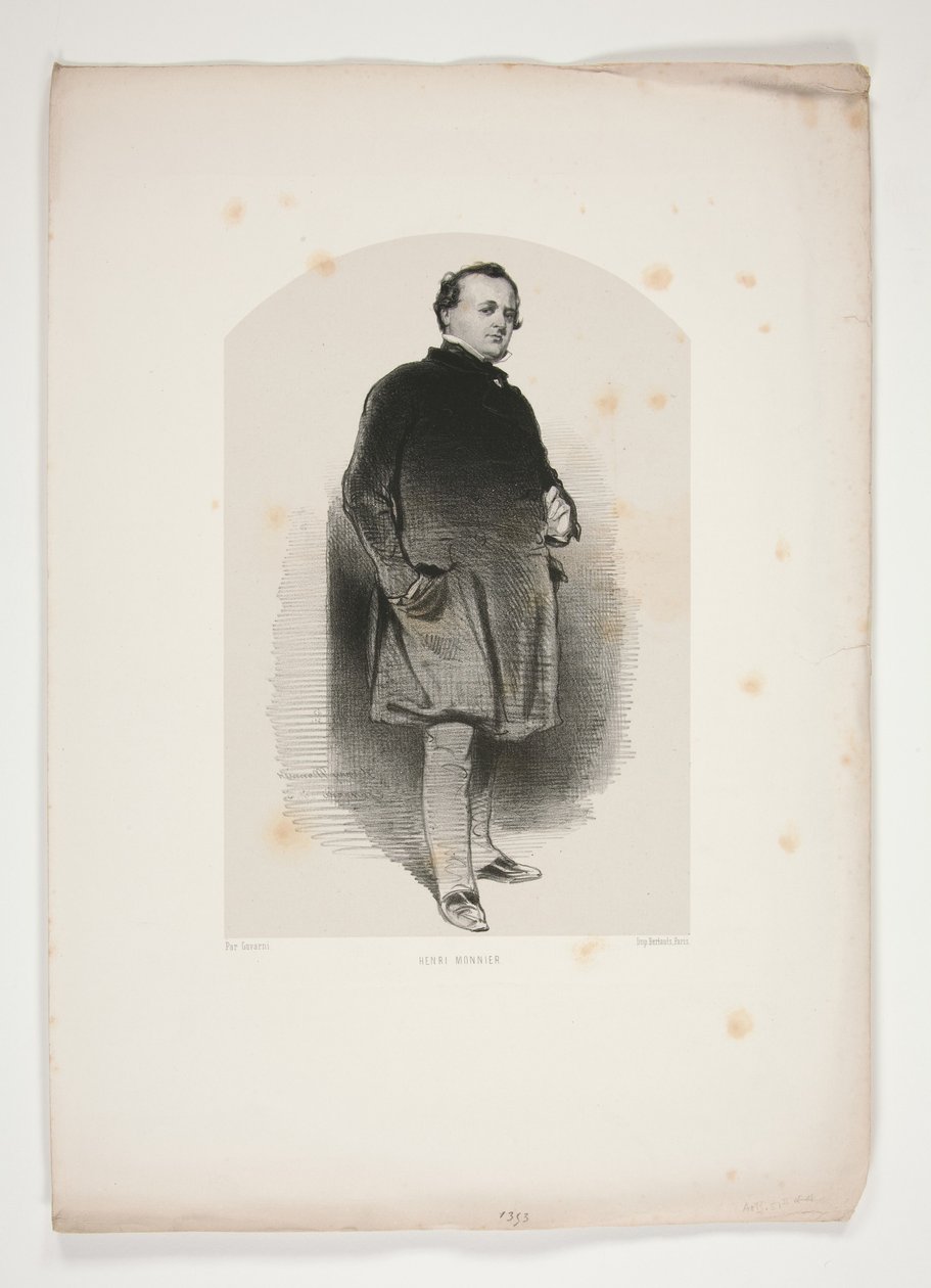 Henri Monnier de Paul Gavarni