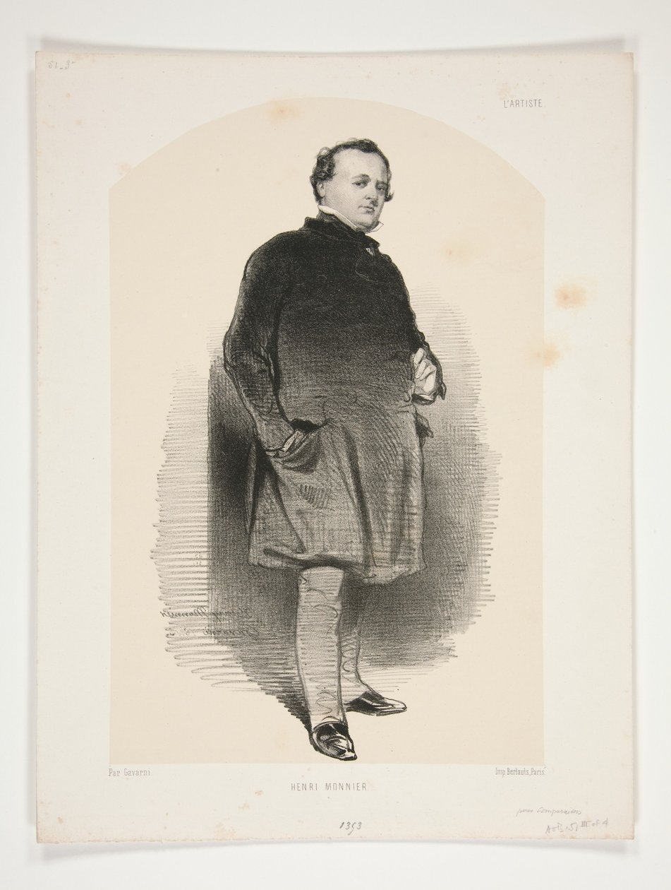 Henri Monnier de Paul Gavarni