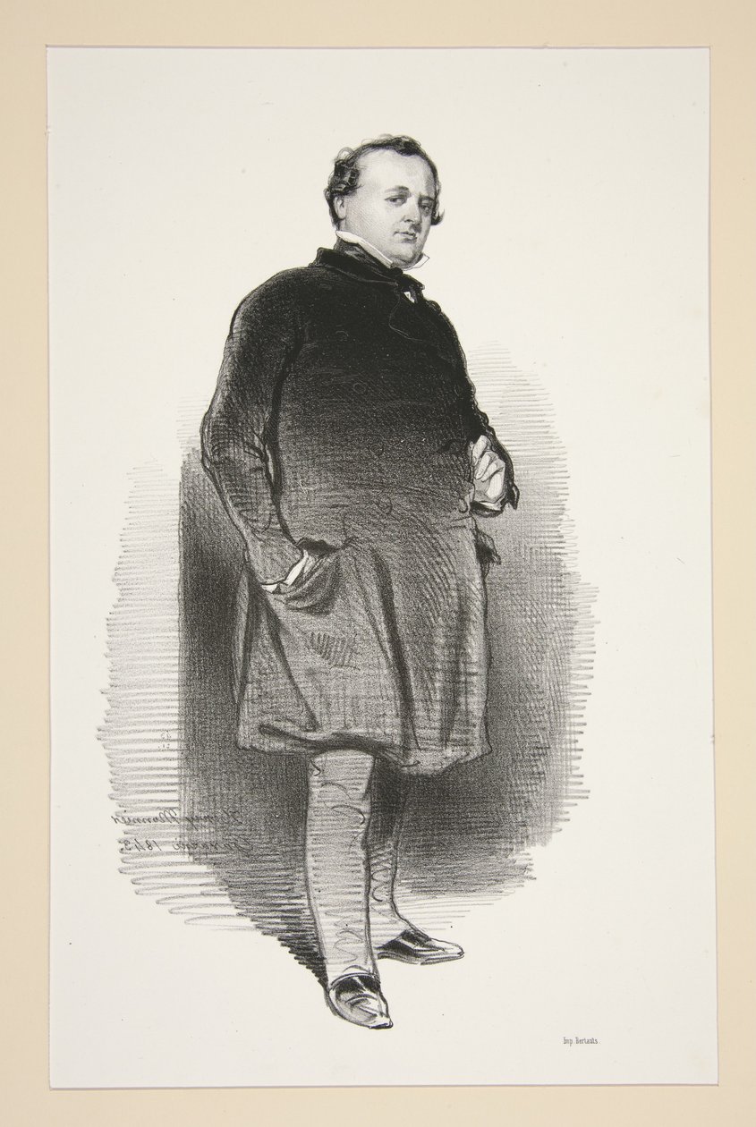 Henri Monnier de Paul Gavarni