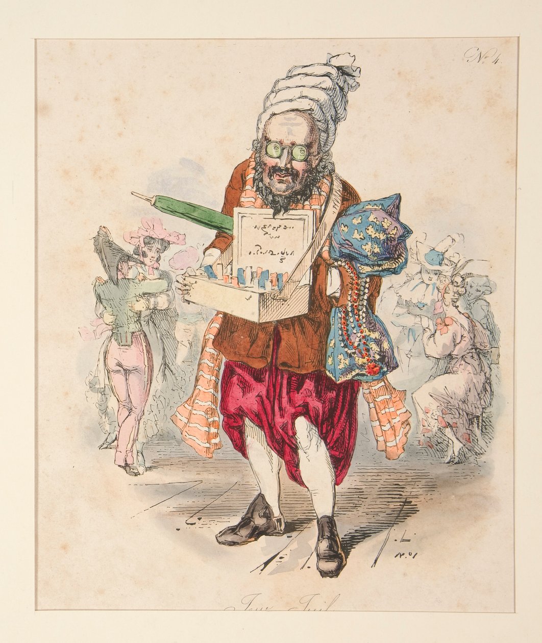 JEW - JUIF. de Paul Gavarni