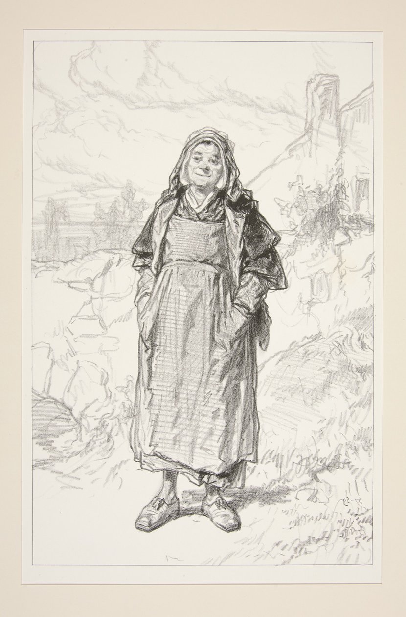 Leiteira. Traje de cidade. de Paul Gavarni