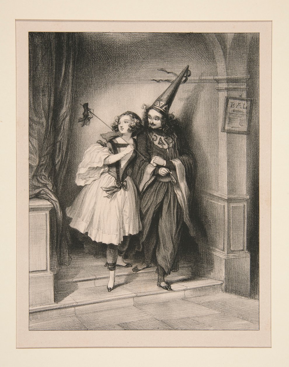 A BOA AVENTURA. - A FORTUNA PELLER (sic). de Paul Gavarni