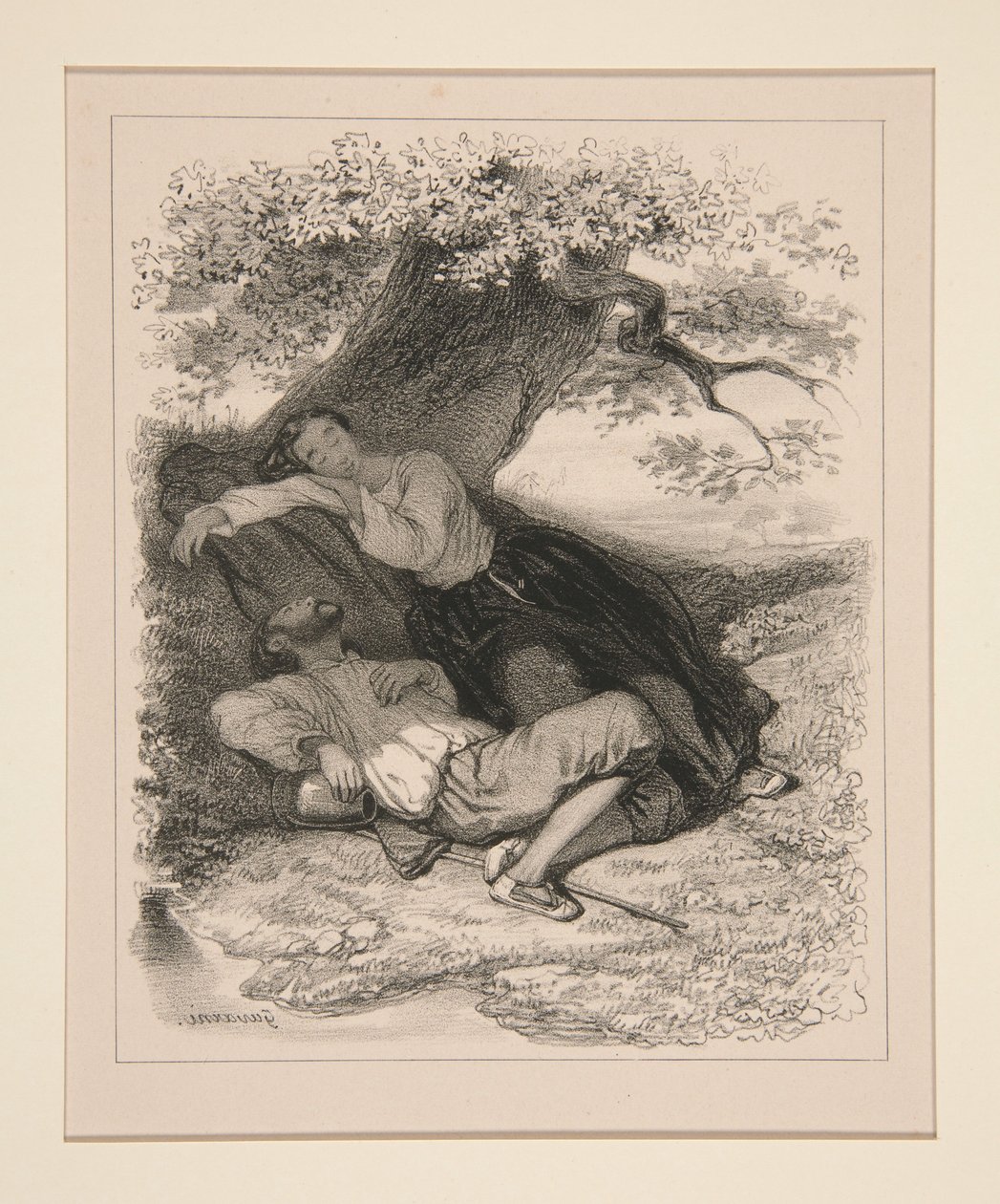 A SIESTA de Paul Gavarni