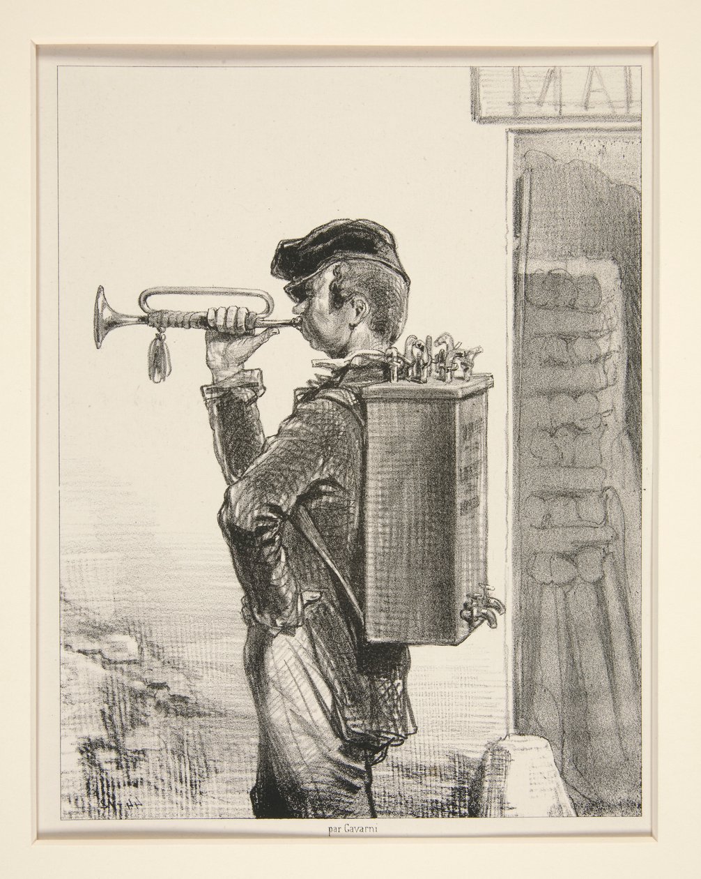 LE MARCHAND DE ROBINETS. de Paul Gavarni