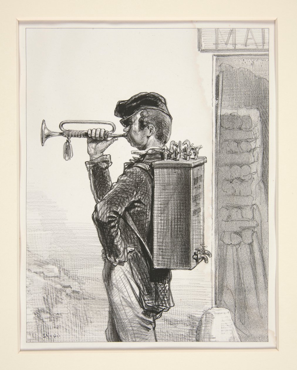 LE MARCHAND DE ROBINETS. de Paul Gavarni