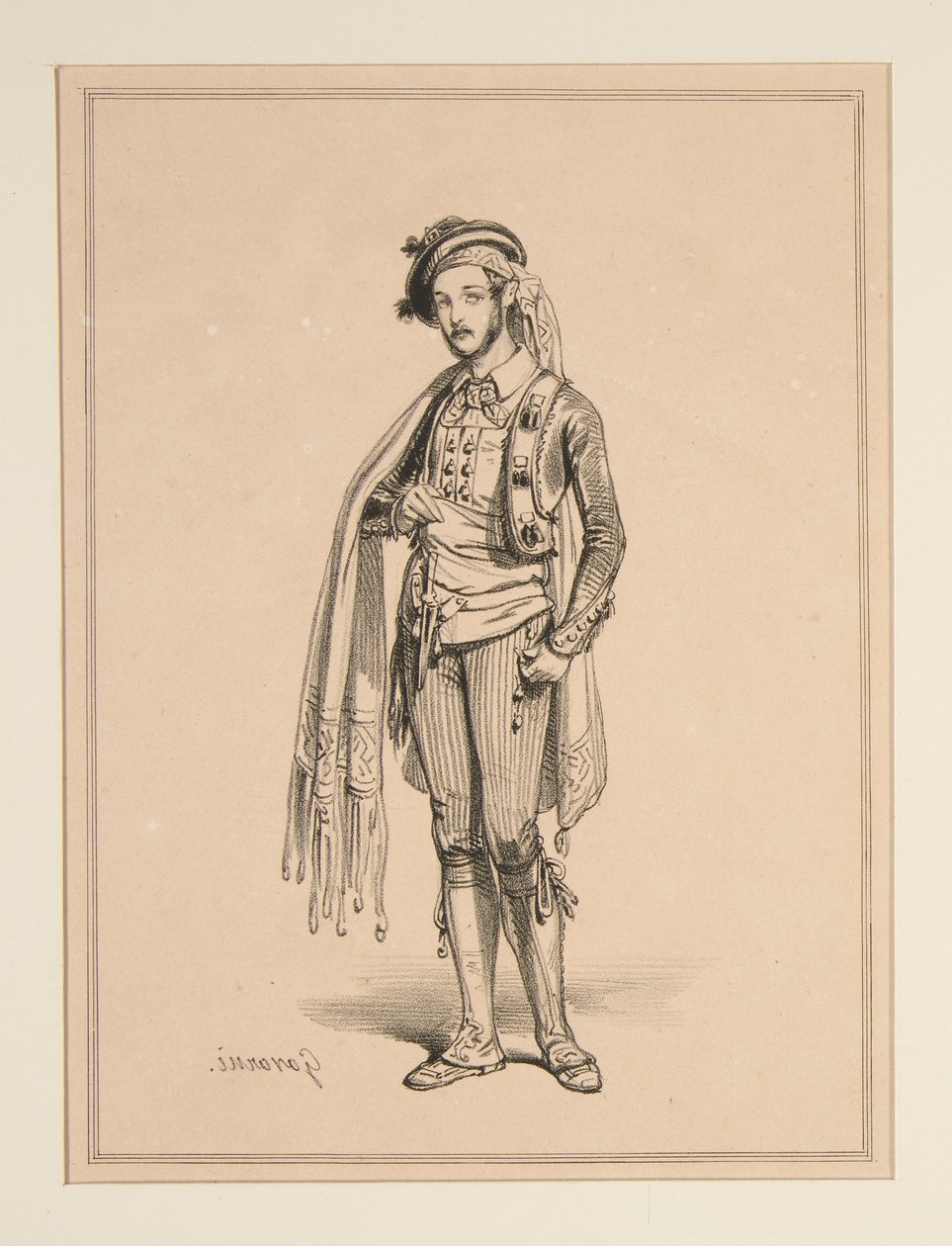 O MULLETO. (Traje de de Paul Gavarni