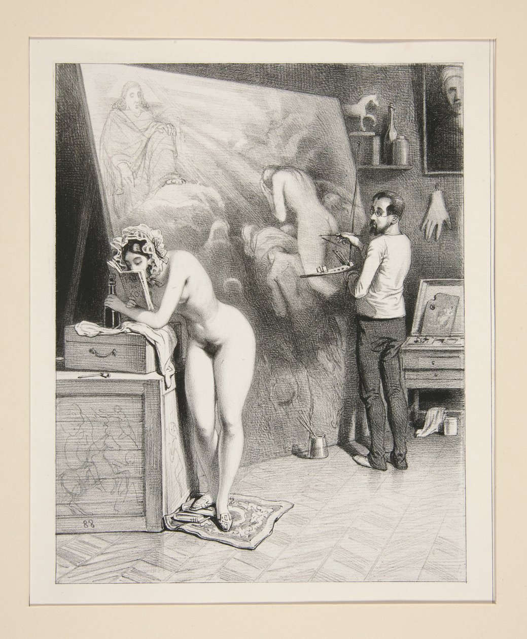 A Mulher do Pintor de Paul Gavarni