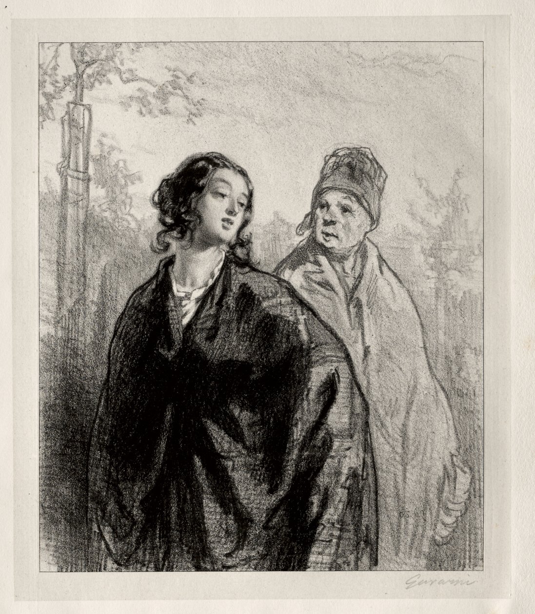 A Filha e a Mãe de Paul Gavarni
