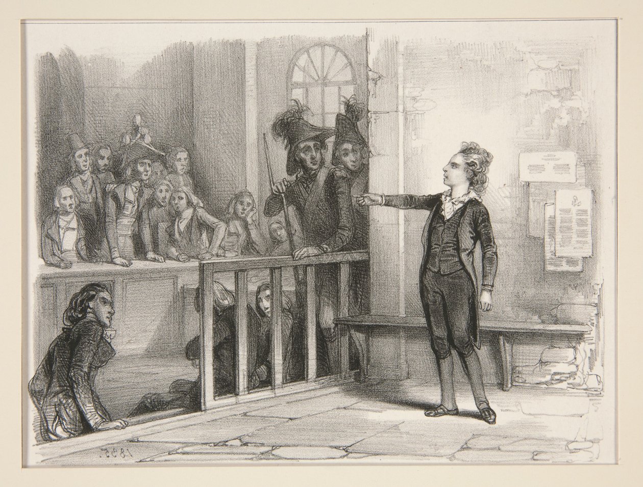 O Pequeno Orador. de Paul Gavarni