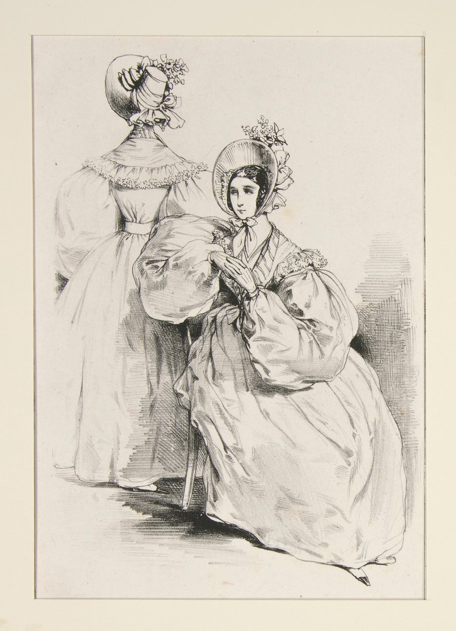 MAI 1836. Robes de jaconas. de Paul Gavarni