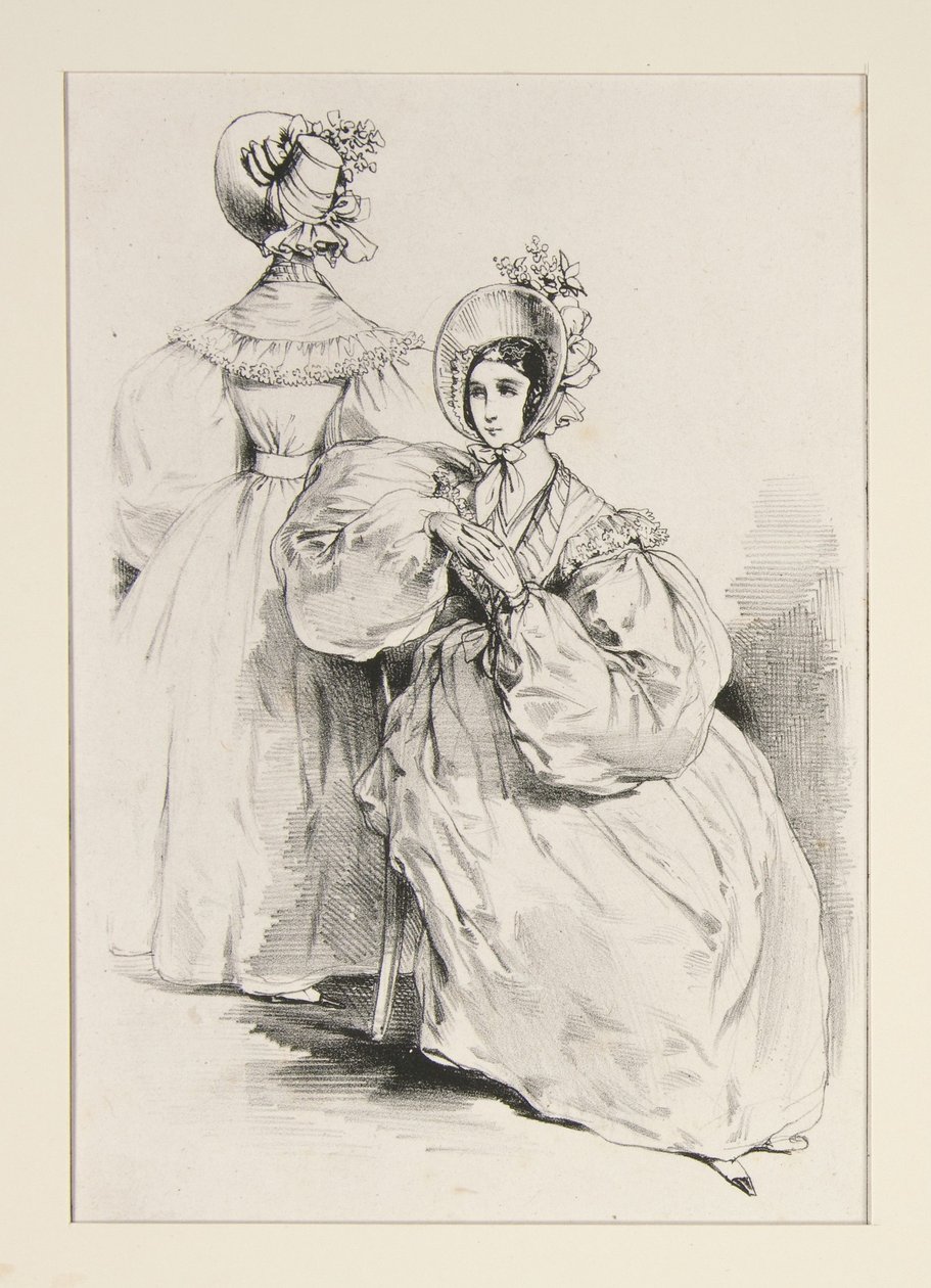 MAIO DE 1836. Vestidos de jaconas. ... de Paul Gavarni